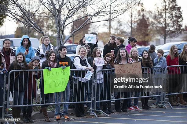 View of fans at The "Hunger Games: Catching Fire" Knoxville Screening at Regal Pinnacle Stadium 18 on November 19, 2013 in Knoxville, Tennessee.