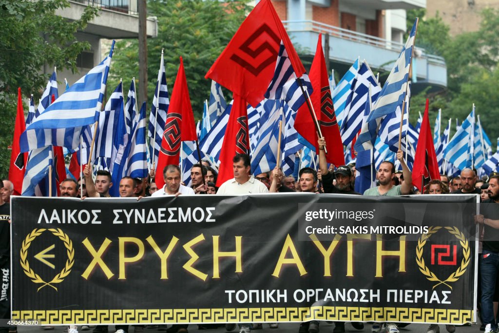 GREECE-POLITICS-GOLDEN DAWN-DEMO