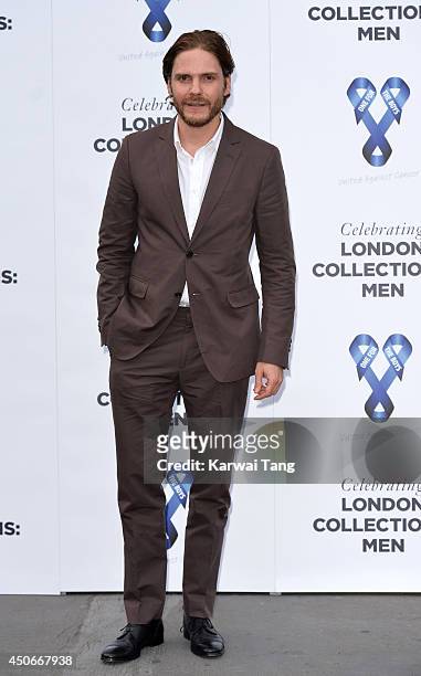 Daniel Bruhl attends the One For The Boys charity ball during the London Collections: Men SS15 on June 15, 2014 in London, England.