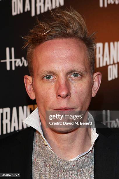 Laurence Fox attends an after party following the press night performance of "Strangers On A Train" at the Cafe de Paris on November 19, 2013 in...