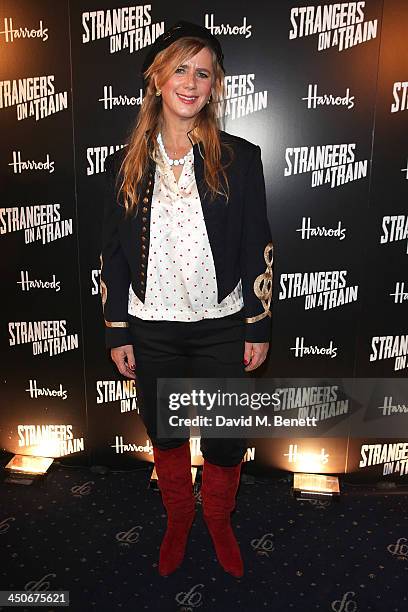 Imogen Stubbs attends an after party following the press night performance of "Strangers On A Train" at the Cafe de Paris on November 19, 2013 in...