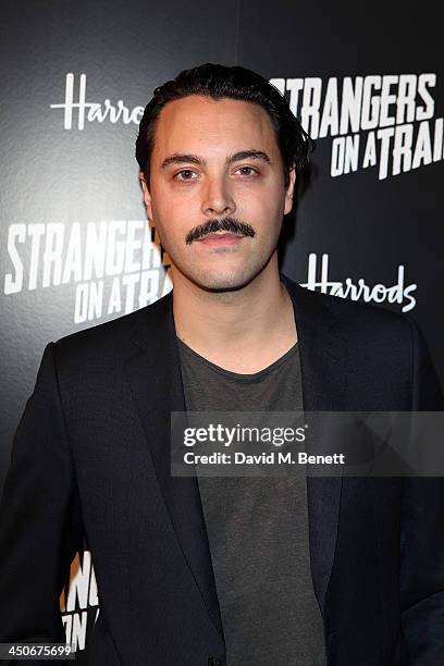 Jack Huston attends an after party following the press night performance of "Strangers On A Train" at the Cafe de Paris on November 19, 2013 in...