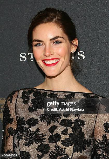 Model Hilary Rhoda attends the King Cole Bar And Salon opening at the St. Regis on November 19, 2013 in New York City.