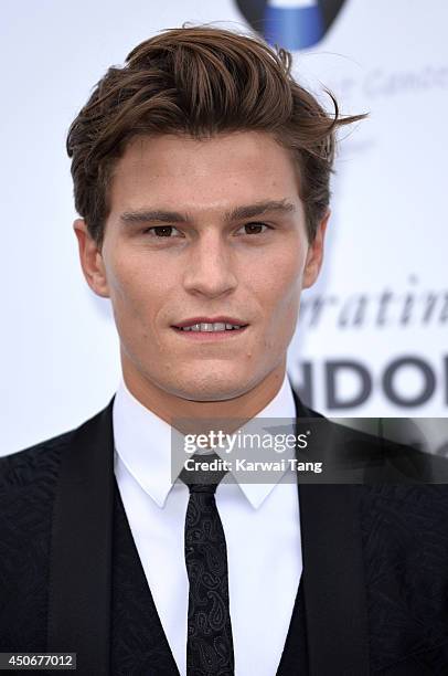 Oliver Cheshire attends the One For The Boys charity ball during the London Collections: Men SS15 on June 15, 2014 in London, England.