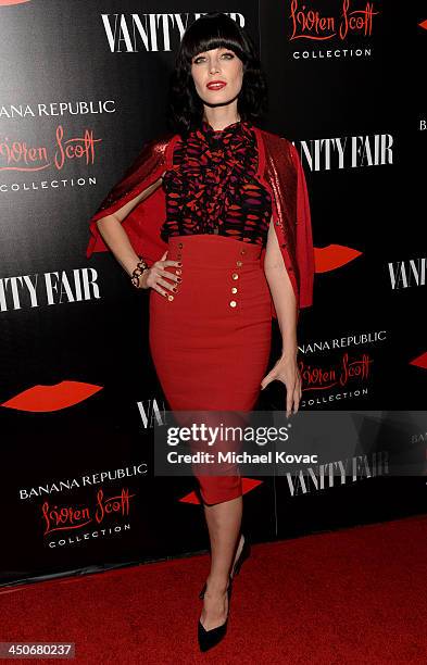 Actress Jessica Pare attends the launch celebration of the Banana Republic L'Wren Scott Collection hosted by Banana Republic, L'Wren Scott and Krista...