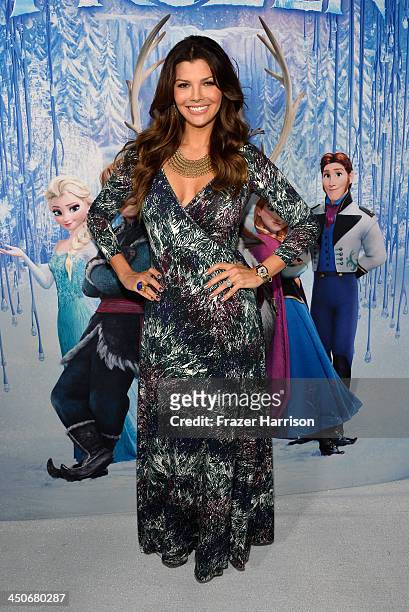 Actress Ali Landry attends the premiere of Walt Disney Animation Studios' 'Frozen'at the El Capitan Theatre on November 19, 2013 in Hollywood,...