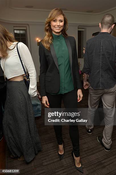 Actress Stacy Keibler attends the launch celebration of the Banana Republic L'Wren Scott Collection hosted by Banana Republic, L'Wren Scott and...