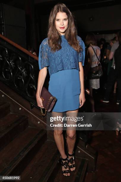 Sarah Ann Macklin attends the DKNY & Esquire magazine party during the London Collections: Men SS15 on June 15, 2014 in London, England.