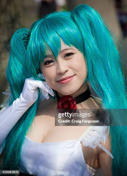 Cosplay at National Taiwan University, Taipei. Cosplay is a type of performance art that originated in Japan. Participants don costumes and...