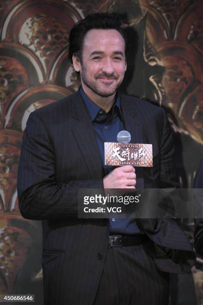 John Cusack attends the "Dragon Blade" press conference at the 17th Shanghai International Film Festival on June 15, 2014 in Shanghai, China.