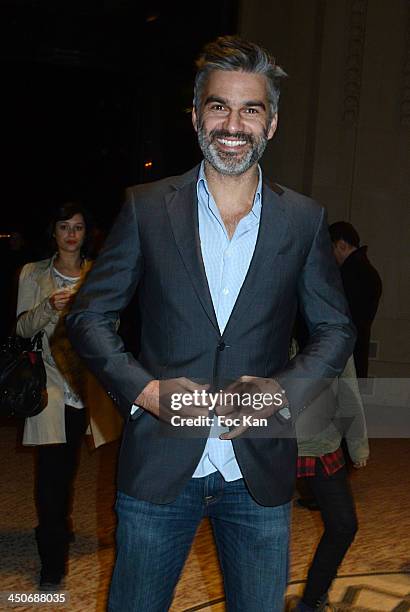 Francois Vincentelli attends the Sushi Shop Launches New Menu By Joel Robuchon - Photo Call At Le Mini Palais on November 19, 2013 in Paris, France.