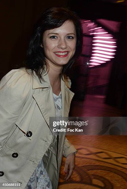 Alice Dufour attends the Sushi Shop Launches New Menu By Joel Robuchon - Photo Call At Le Mini Palais on November 19, 2013 in Paris, France.