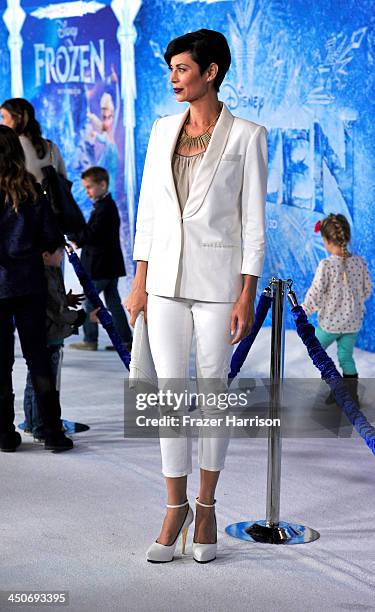 Actress Catherine Bell attends the premiere of Walt Disney Animation Studios' 'Frozen'at the El Capitan Theatre on November 19, 2013 in Hollywood,...