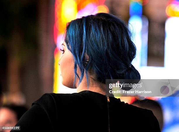 Actress Demi Lovato attends the premiere of Walt Disney Animation Studios' 'Frozen'at the El Capitan Theatre on November 19, 2013 in Hollywood,...