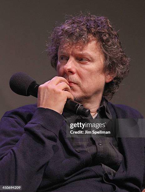 Michel Gondry attends Meet the Filmmaker at the Apple Store Soho on November 19, 2013 in New York City.