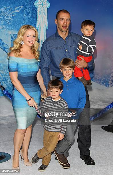 Melissa Joan Hart attends the Disney's "Frozen" Los Angeles premiere held at the El Capitan Theatre on November 19, 2013 in Hollywood, California.