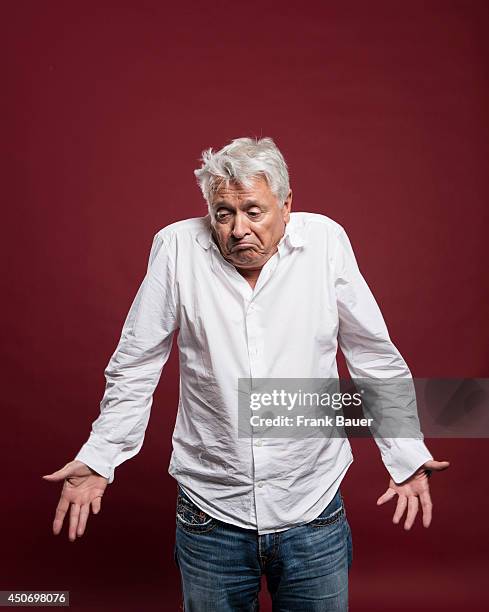 Actor Henry Hubchen is photographed for Sueddeutsche Zeitung magazine on September 17, 2013 in Munich, Germany.