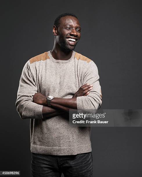 Actor Omar Sy is photographed for Sueddeutsche Zeitung magazine on March 19, 2013 in Munich, Germany.