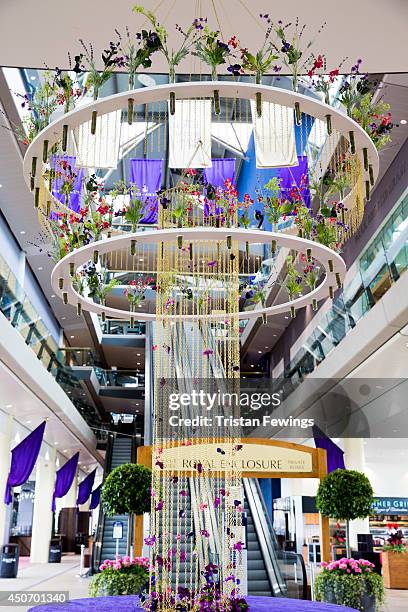 The finishing touches are added ahead of Royal Ascot 2014 at Ascot Racecourse on June 16, 2014 in Ascot, England.