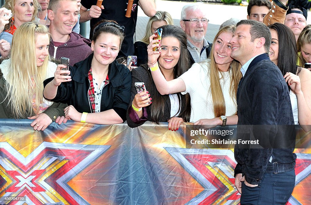 The X Factor Judges Arrive For The Manchester Auditions