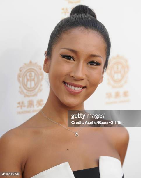 Singer Summer Jikejunyi arrives at the 2014 Huading Film Awards at The Montalban on June 1, 2014 in Hollywood, California.