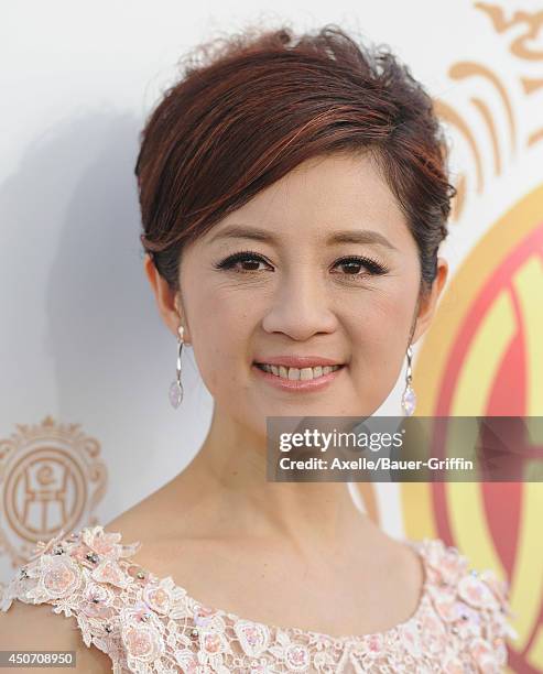 Olivia Xu arrives at the 2014 Huading Film Awards at The Montalban on June 1, 2014 in Hollywood, California.