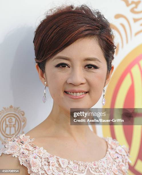 Olivia Xu arrives at the 2014 Huading Film Awards at The Montalban on June 1, 2014 in Hollywood, California.