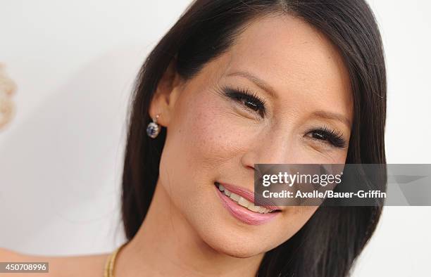 Actress Lucy Liu arrives at the 2014 Huading Film Awards at The Montalban on June 1, 2014 in Hollywood, California.