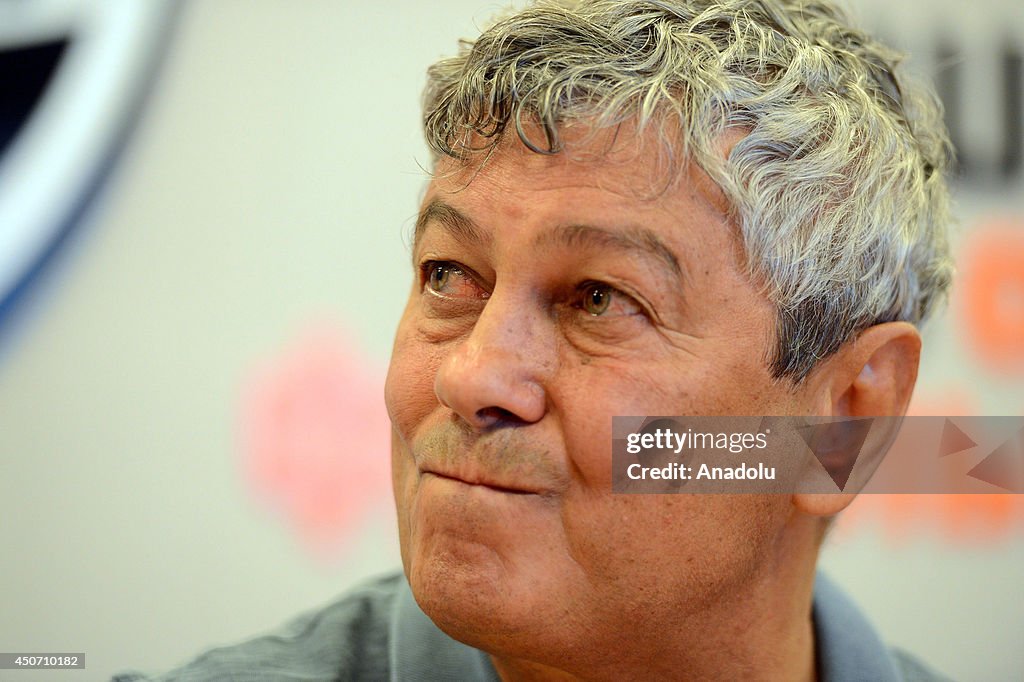 Shakhtar Donetsk Coach Mircea Lucescu...