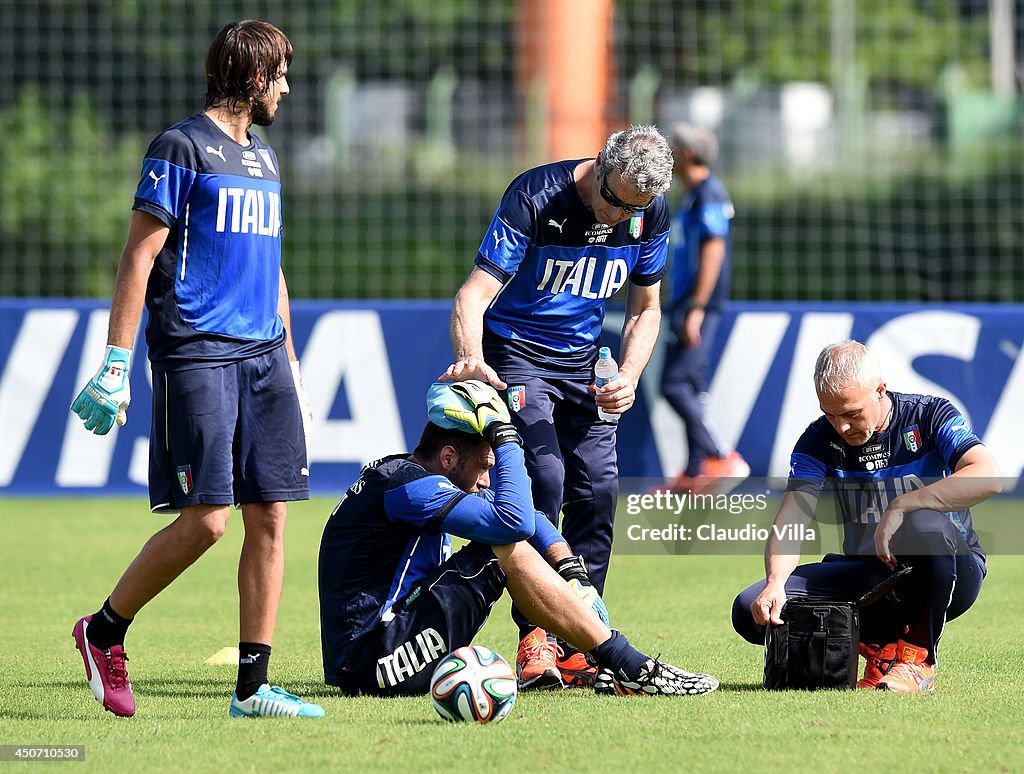 Italy Training & Press Conference - 2014 FIFA World Cup Brazil