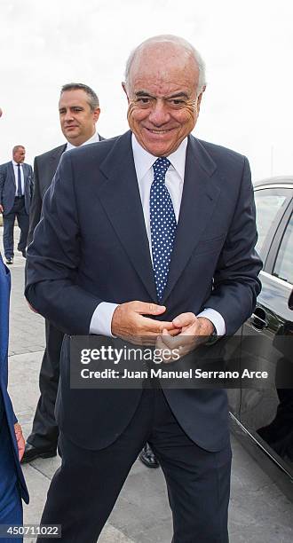 President of Spanish bank BBVA Francisco Gonzalez attend at the International Menendez Pelayo University on June 16, 2014 in Santander, Spain.