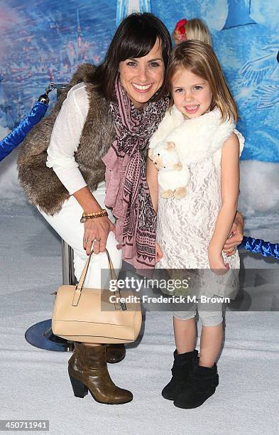 Actress Constance Zimmer attends the Premiere of Walt Disney Animation Studios' "Frozen" at the El Capitan Theatre on November 19, 2013 in Hollywood,...