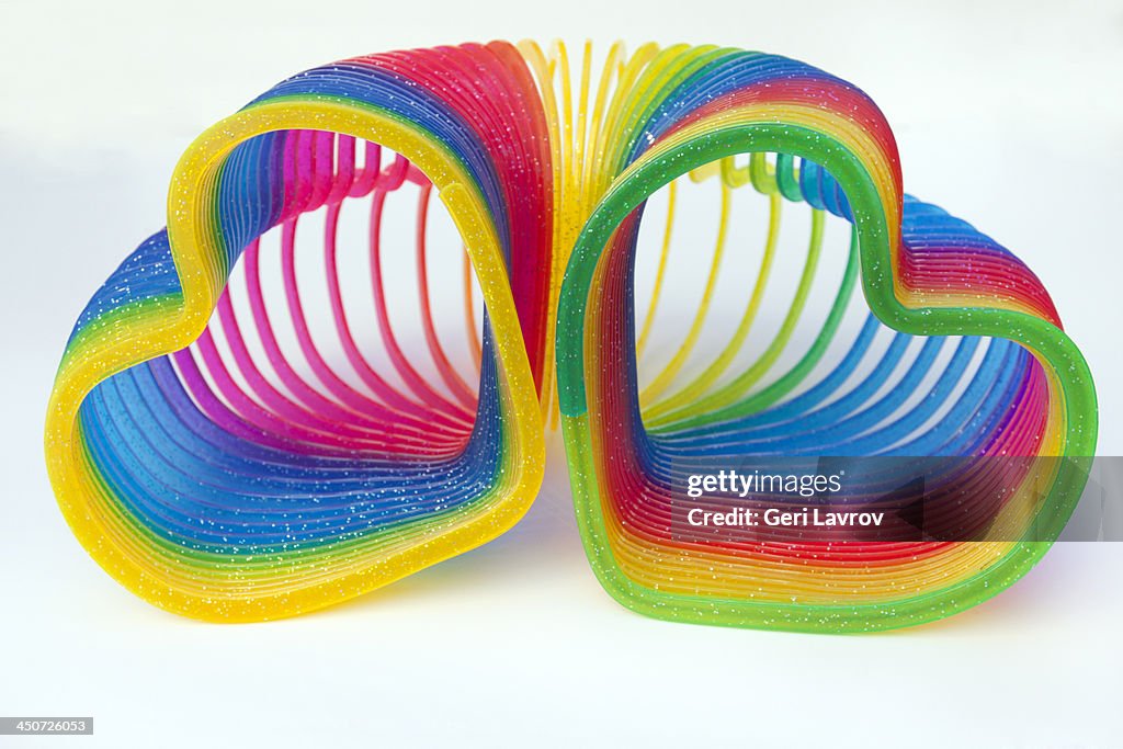 Heart shaped slinky