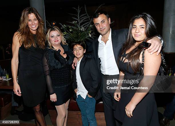 Media personality Kelly Bensimon with founders and owners of Tequila Baron Yana Schindler, David Khaimoff, Samual Khaimoff and Michelle Khaimoff at...