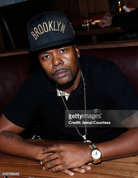 Rapper Memphis Bleek attends the Tequila Baron Launch Party at Butter Restaurant on November 19, 2013 in New York City.