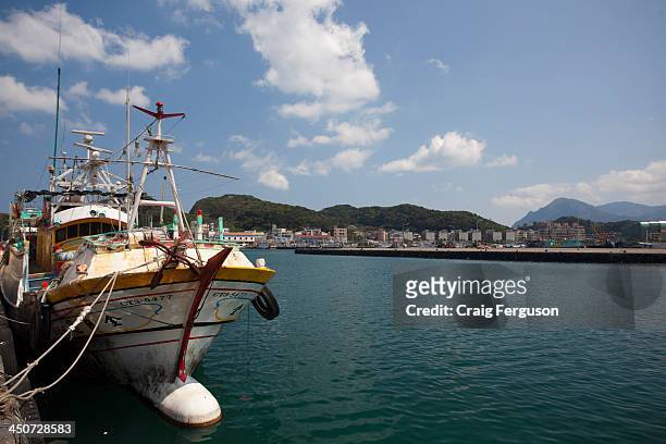 Badouzi Harbor, Keelung is the main commercial fishing harbor on Taiwan's north coast..