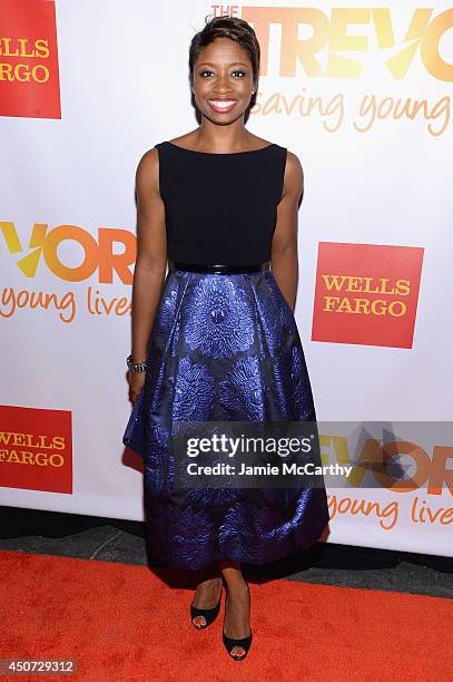 Actress Montego Glover attends the Trevor Project's 2014 "TrevorLIVE NY" Event at the Marriott Marquis Hotel on June 16, 2014 in New York City.