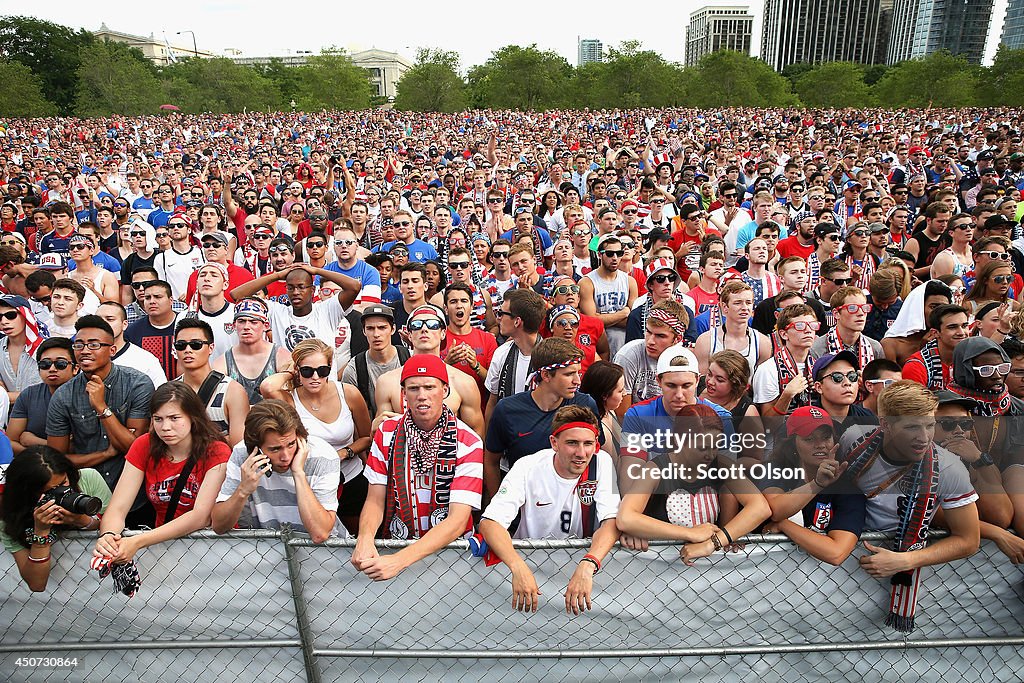 Soccer Fans Gather To Watch US's First World Cup Match Against Ghana