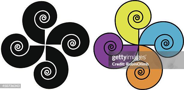 shell icons - eeg stock illustrations
