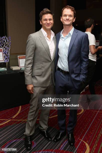 David Burtka and Neil Patrick Harris attend the Trevor Project's 2014 "TrevorLIVE NY" Event at the Marriott Marquis Hotel on June 16, 2014 in New...