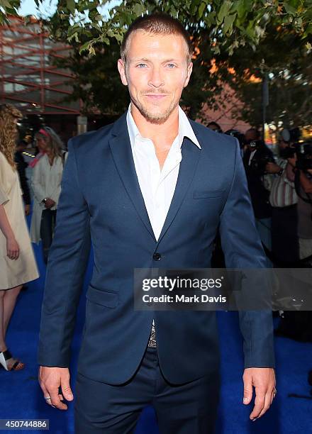 Actor Charlie Bewley attends Premiere Of CBS Television Studios & Amblin Television's "Extant" at California Science Center on June 16, 2014 in Los...