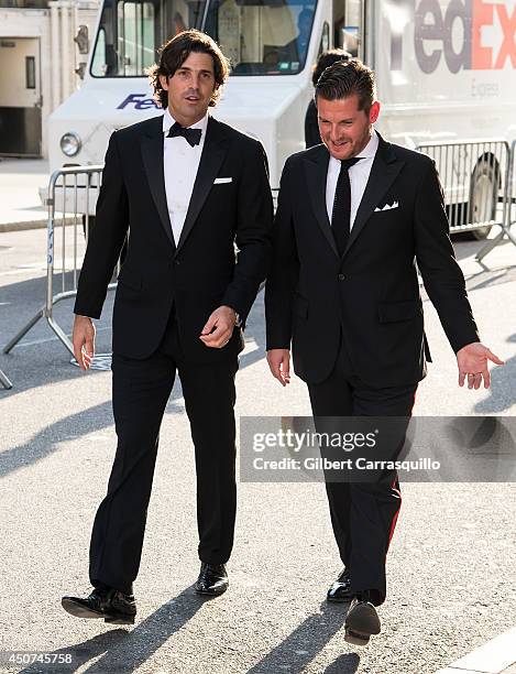 Nacho Figueras arrives to the 2014 Fragrance Foundation awards at Alice Tully Hall, Lincoln Cente on June 16, 2014 in New York City.