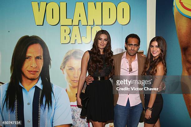 Karla Carrillo and guests attend the "Volando Bajo" Mexico City premiere at Cinepolis Diana on June 16, 2014 in Mexico City, Mexico.