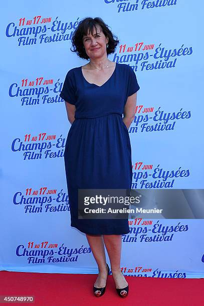 Anne Le Ny attends the On A Failli Etre Amies Paris Premiere during Day 6 of the Champs Elysees Film Festival on June 16, 2014 in Paris, France.