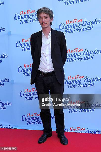 Swann Arlaud attends the Bon Retablissement! Paris Premiere during Day 6 of the Champs Elysees Film Festival on June 16, 2014 in Paris, France.