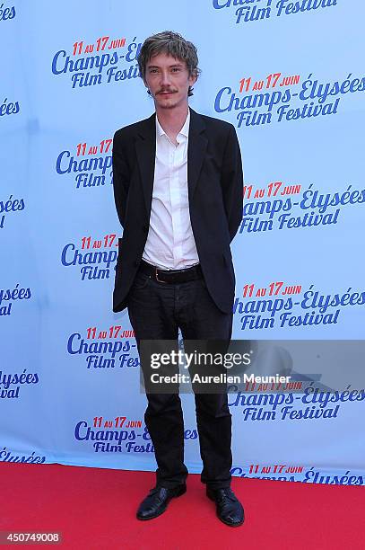 Swann Arlaud attends the Bon Retablissement! Paris Premiere during Day 6 of the Champs Elysees Film Festival on June 16, 2014 in Paris, France.