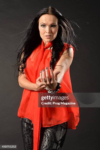 Portrait of Finnish singer-songwriter Tarja Turunen, taken on June 12, 2013. Turunen is best known as a former vocalist with symphonic metal group...