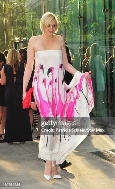 Gwendoline Christie is seen on June 16, 2014 in New York City.