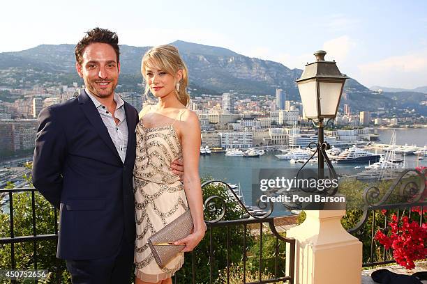 Kim Matula and Ben Goldberg attends a Cocktail Reception at the Ministere d'etat on June 9, 2014 in Monte-Carlo, Monaco.