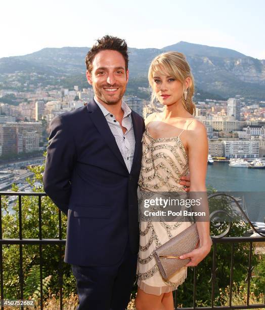 Kim Matula and Ben Goldberg attends a Cocktail Reception at the Ministere d'etat on June 9, 2014 in Monte-Carlo, Monaco.